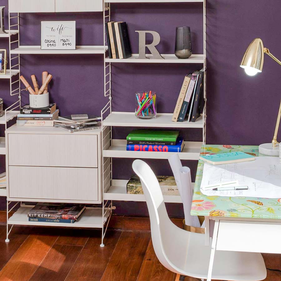 Espacios de trabajo en casa: Mantén el orden con repisas y organizadores