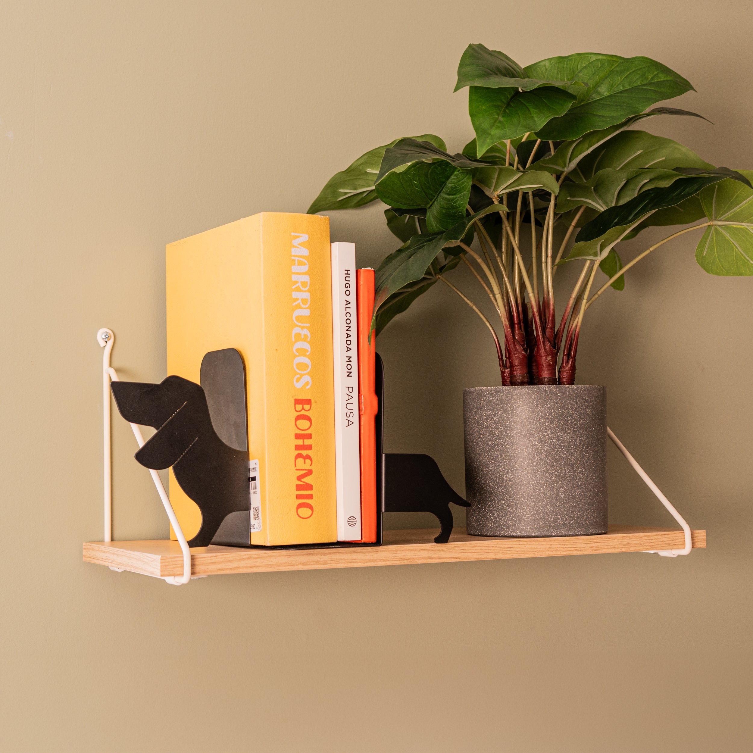 Repisa Madera Natural Angolo Simple