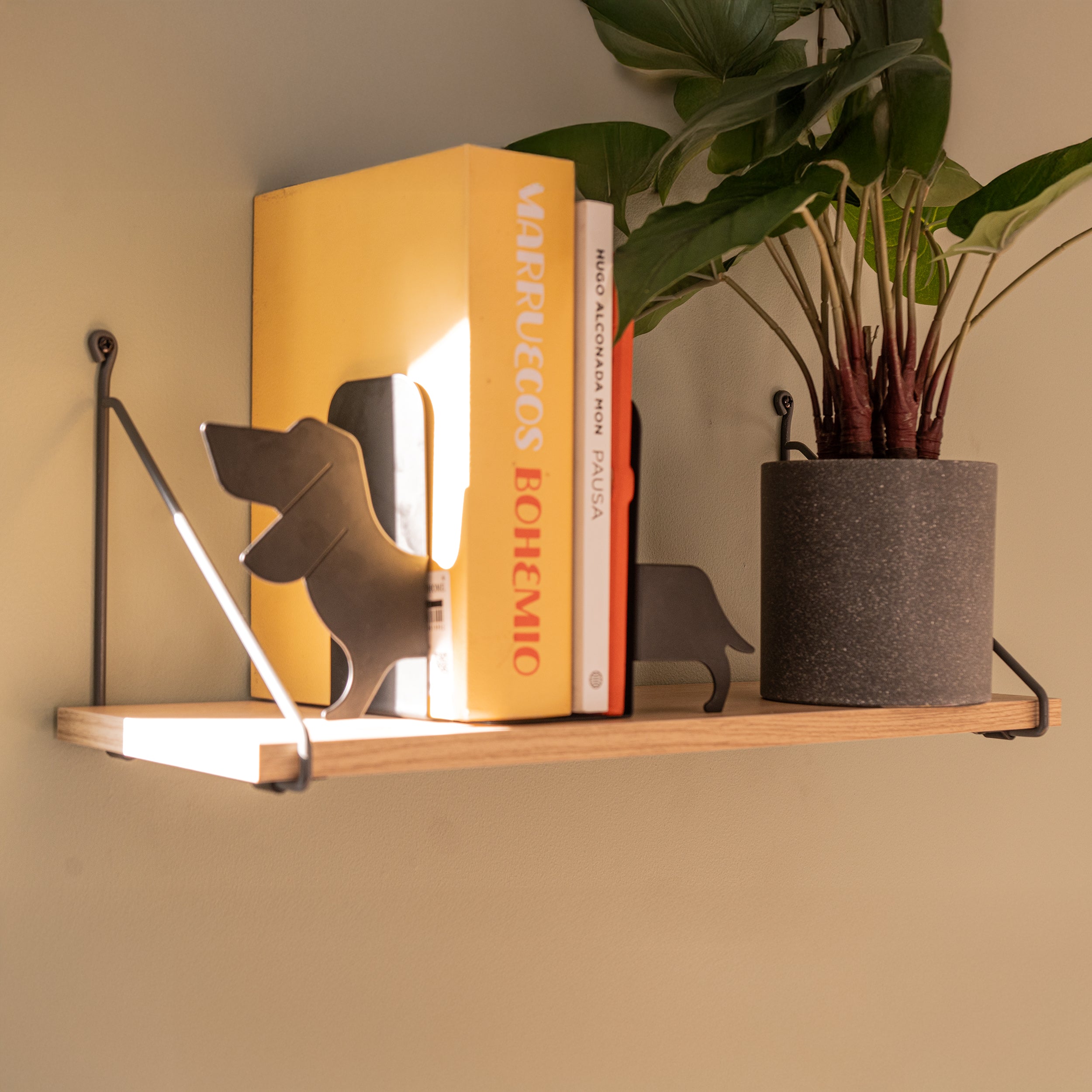 Repisa Madera Natural Angolo Simple