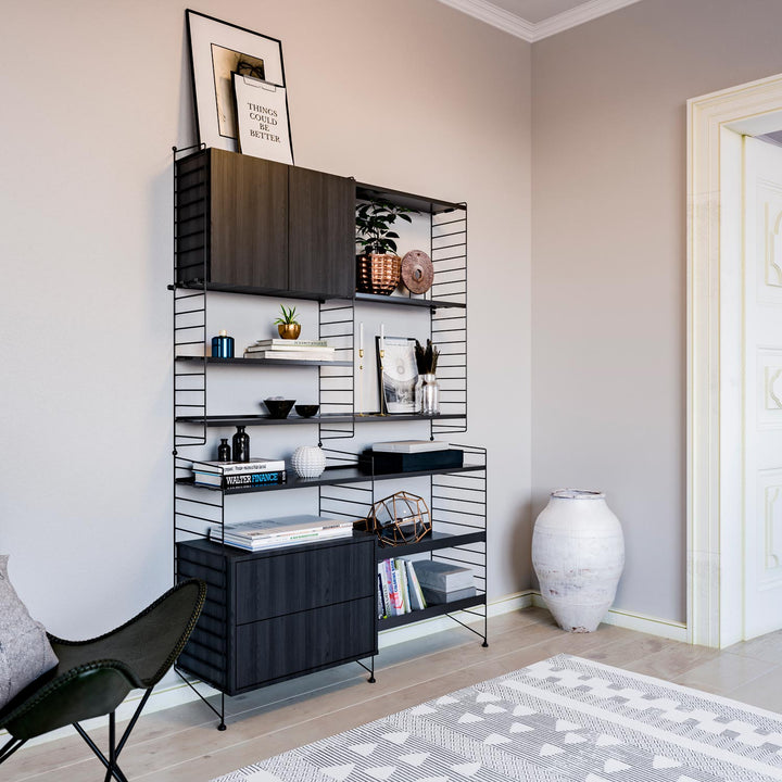 Repisa mueble vintage mas duo blanco cajonera/gabinete