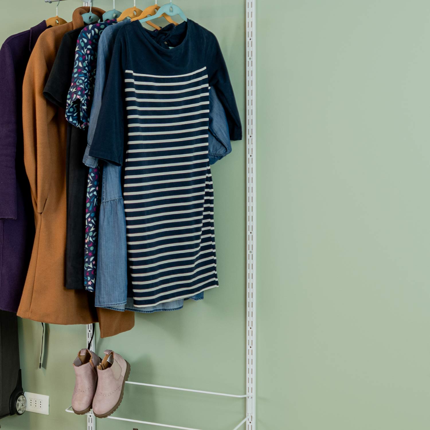 Set 1 Pilar Ranurado Doble Blanco