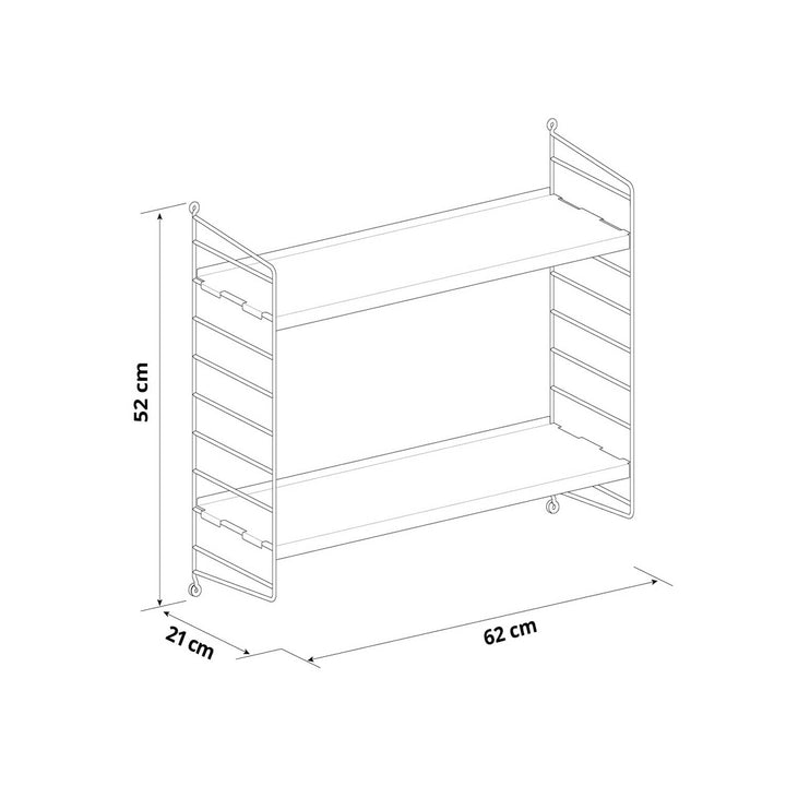 repisa vintage, repisa metálica