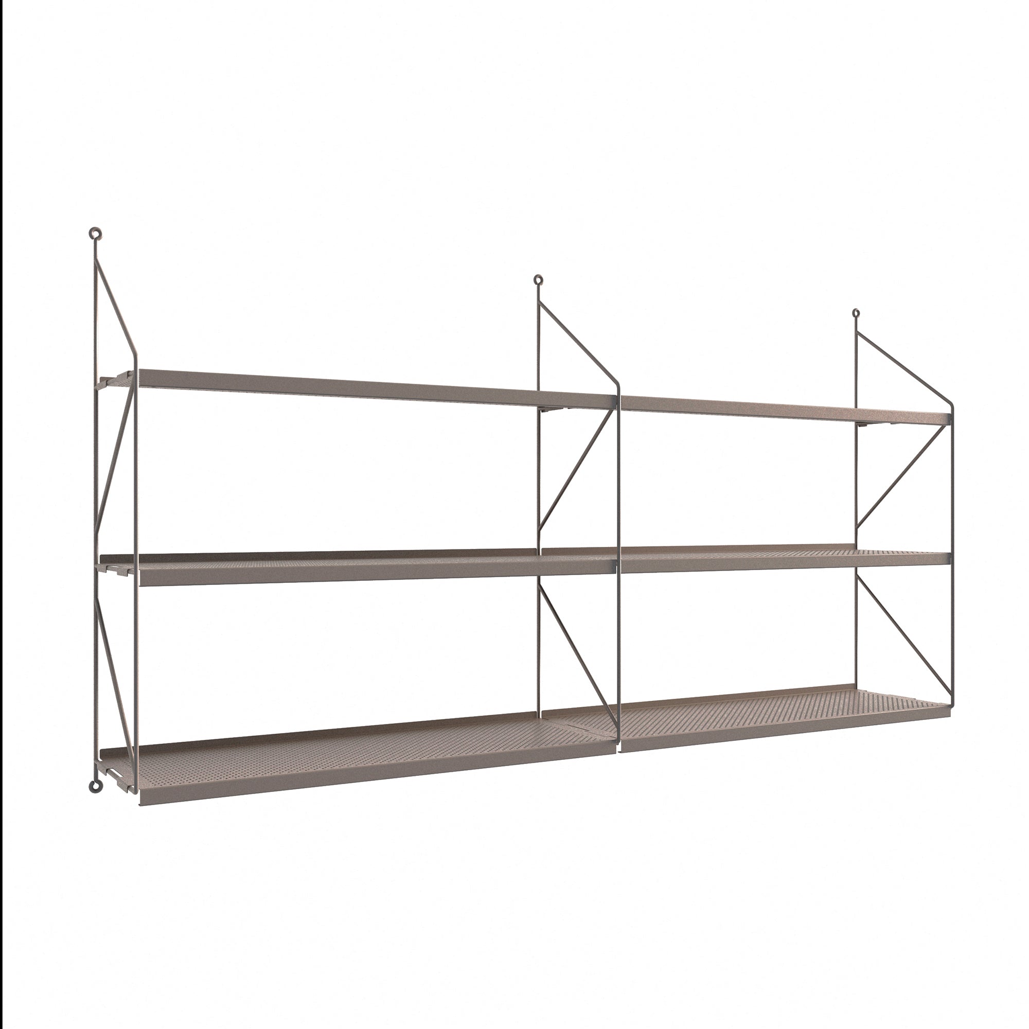 REPISA ANGOLO DUO GRIS PERFORADO