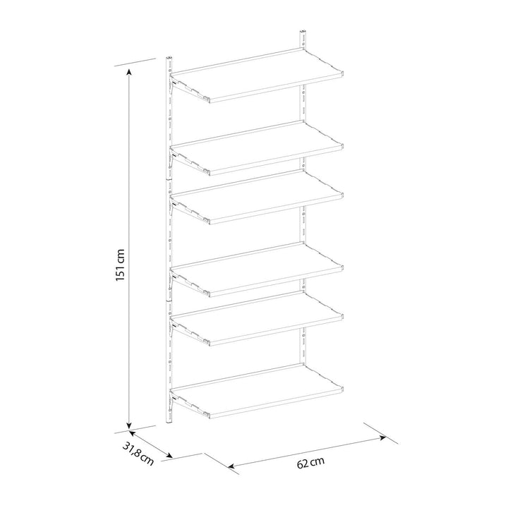 REPISA AJUSTABLE MODULAR CRECE 6