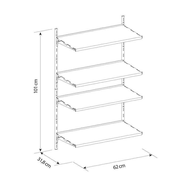 REPISA AJUSTABLE MODULAR CRECE 4