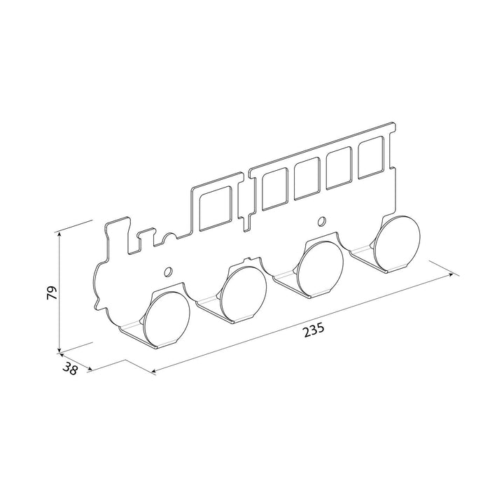 PERCHA INFANTIL LOCOMOTORA BLANCA