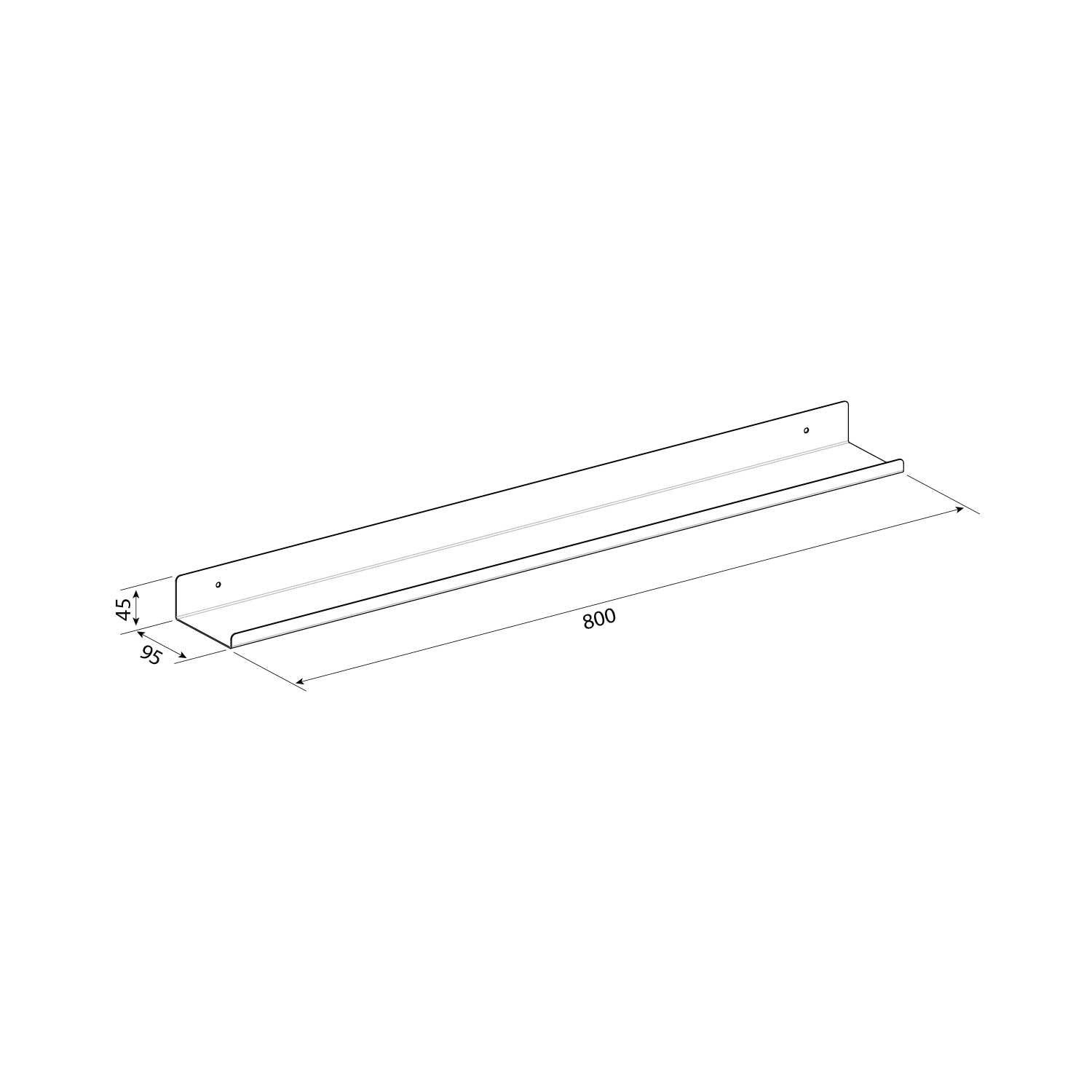 REPISA FLOTANTE 80CM