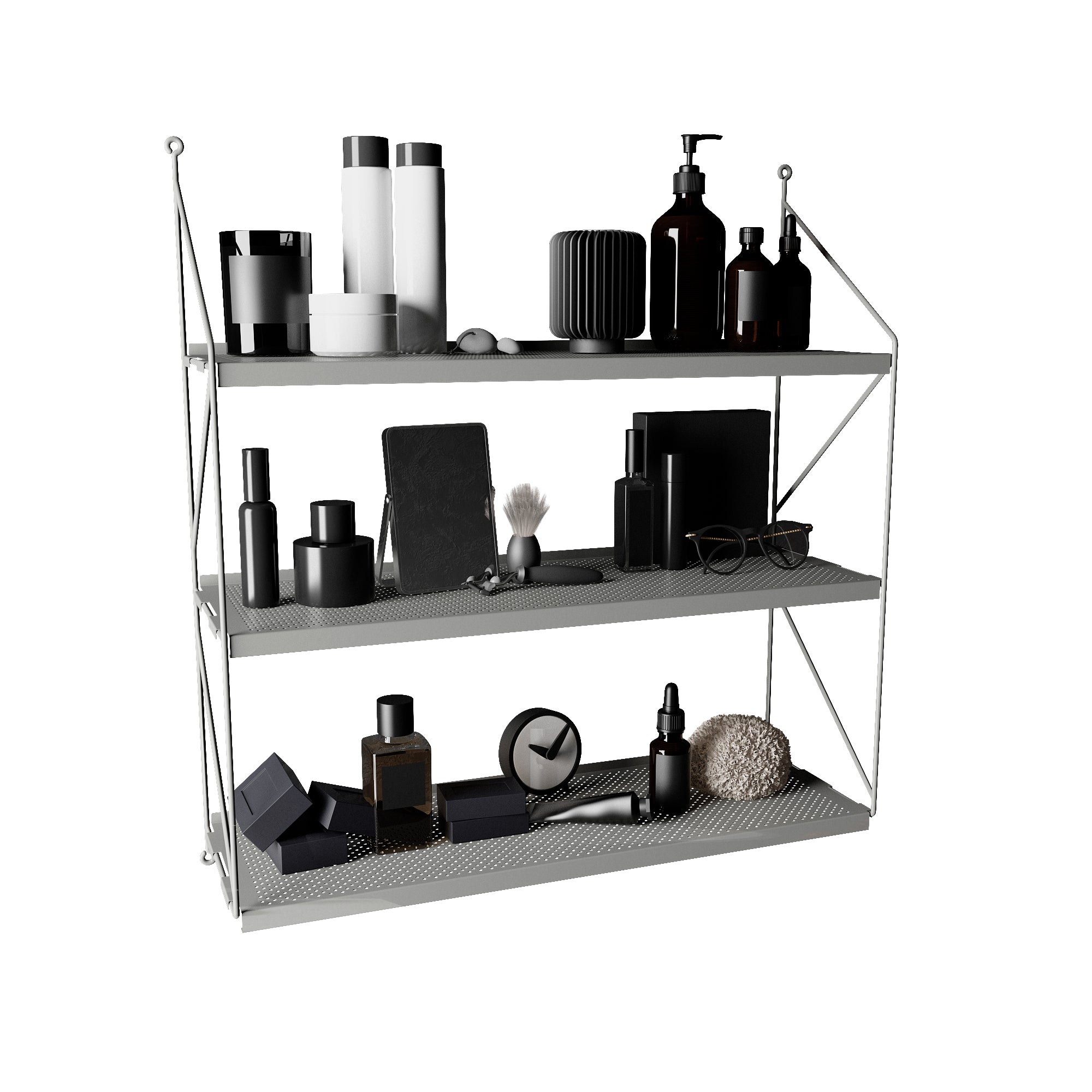 REPISA ANGOLO GRIS BANDEJA PERFORADA