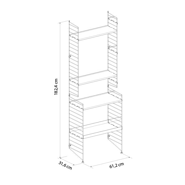 Estanteria Repisa Vintage mas simple