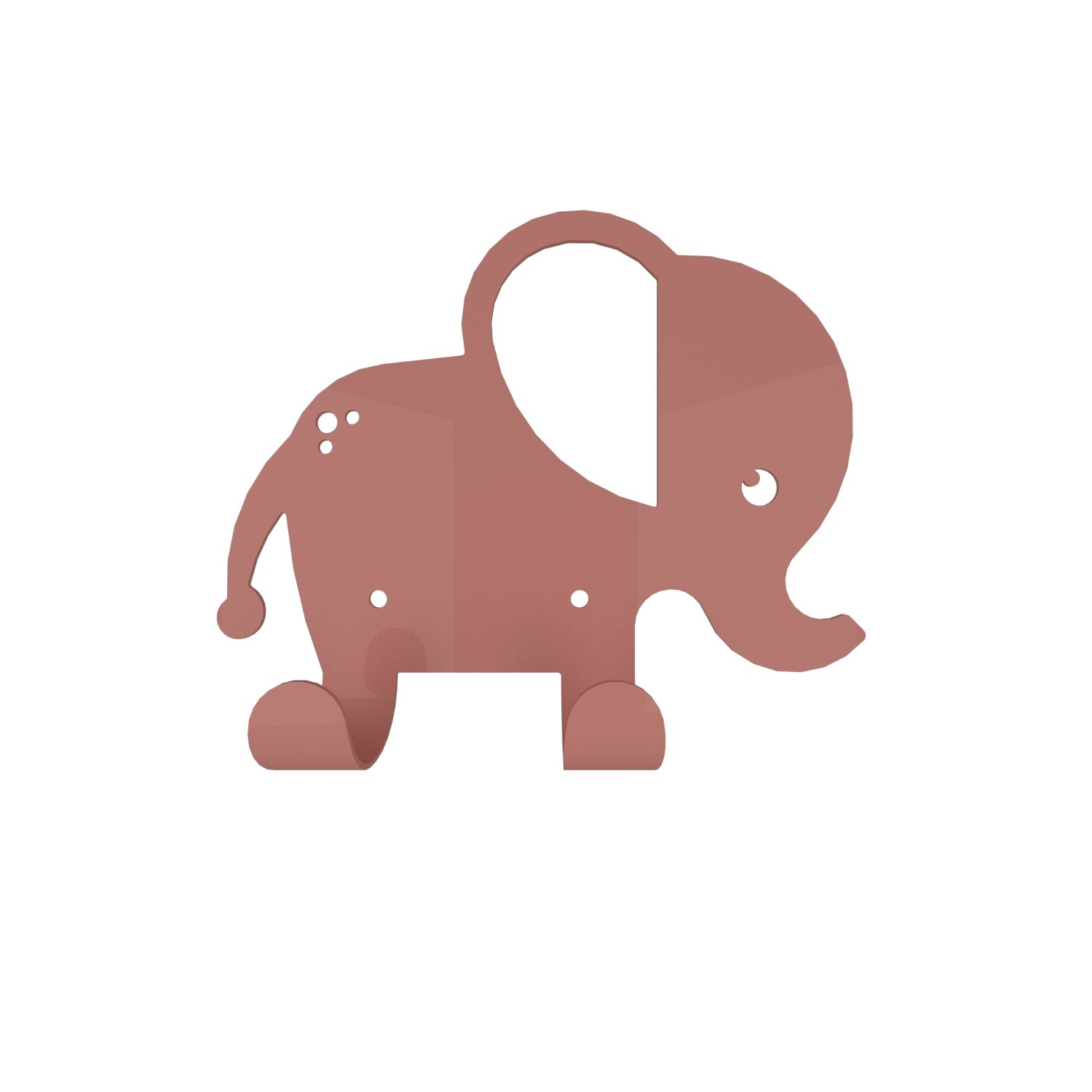 percha colgador infantil elefante amarilo