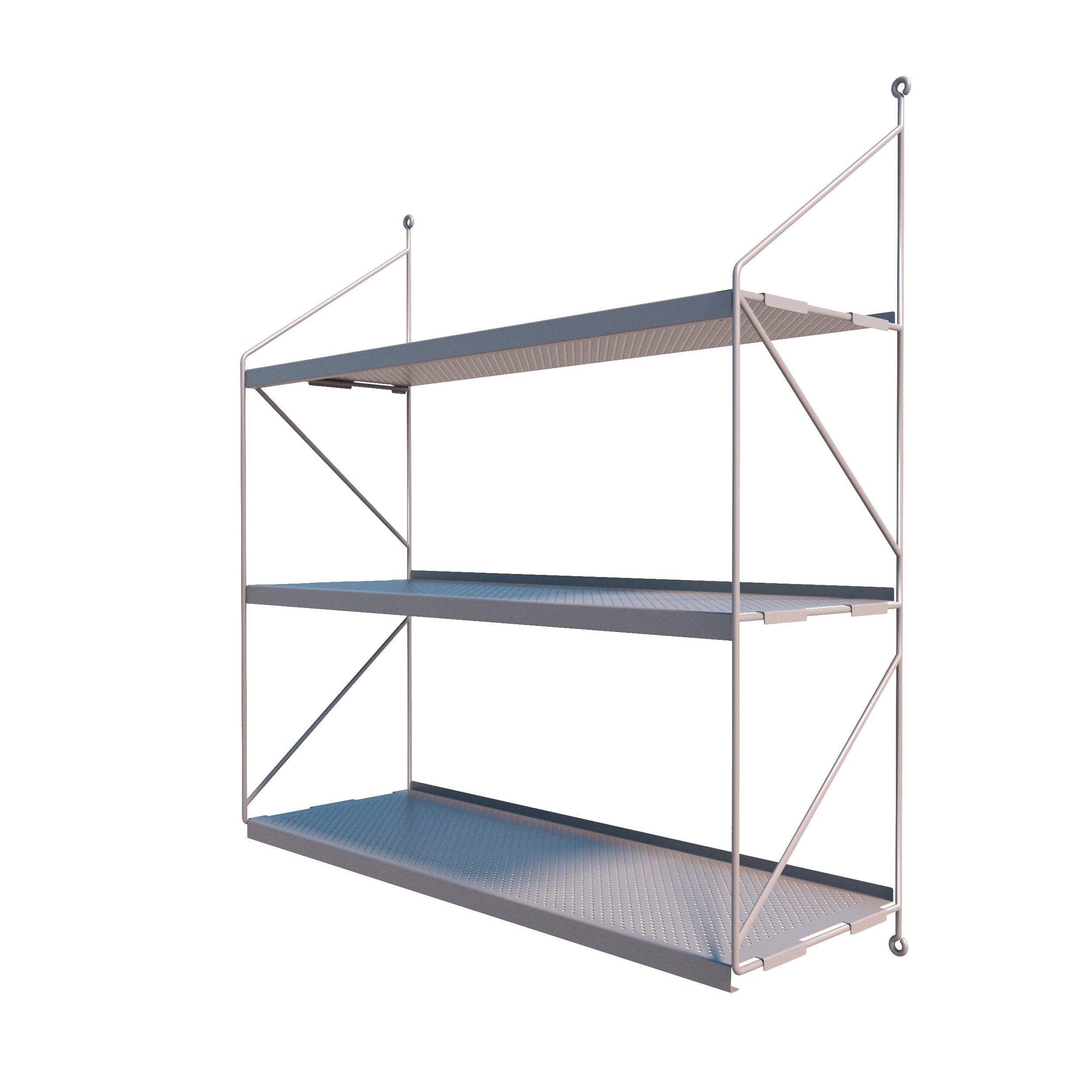 REPISA ANGOLO GRIS BANDEJA PERFORADA