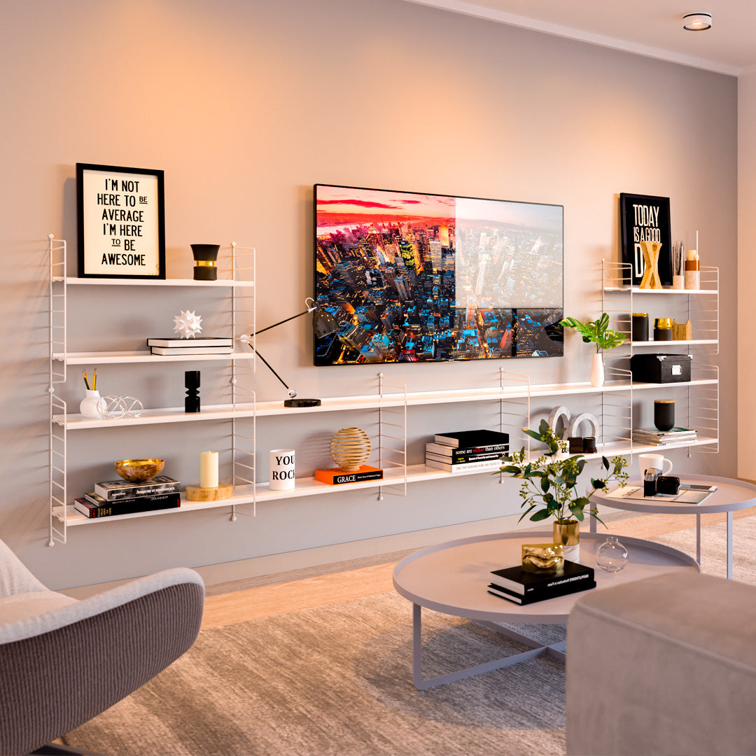 repisa vintage multi blanco