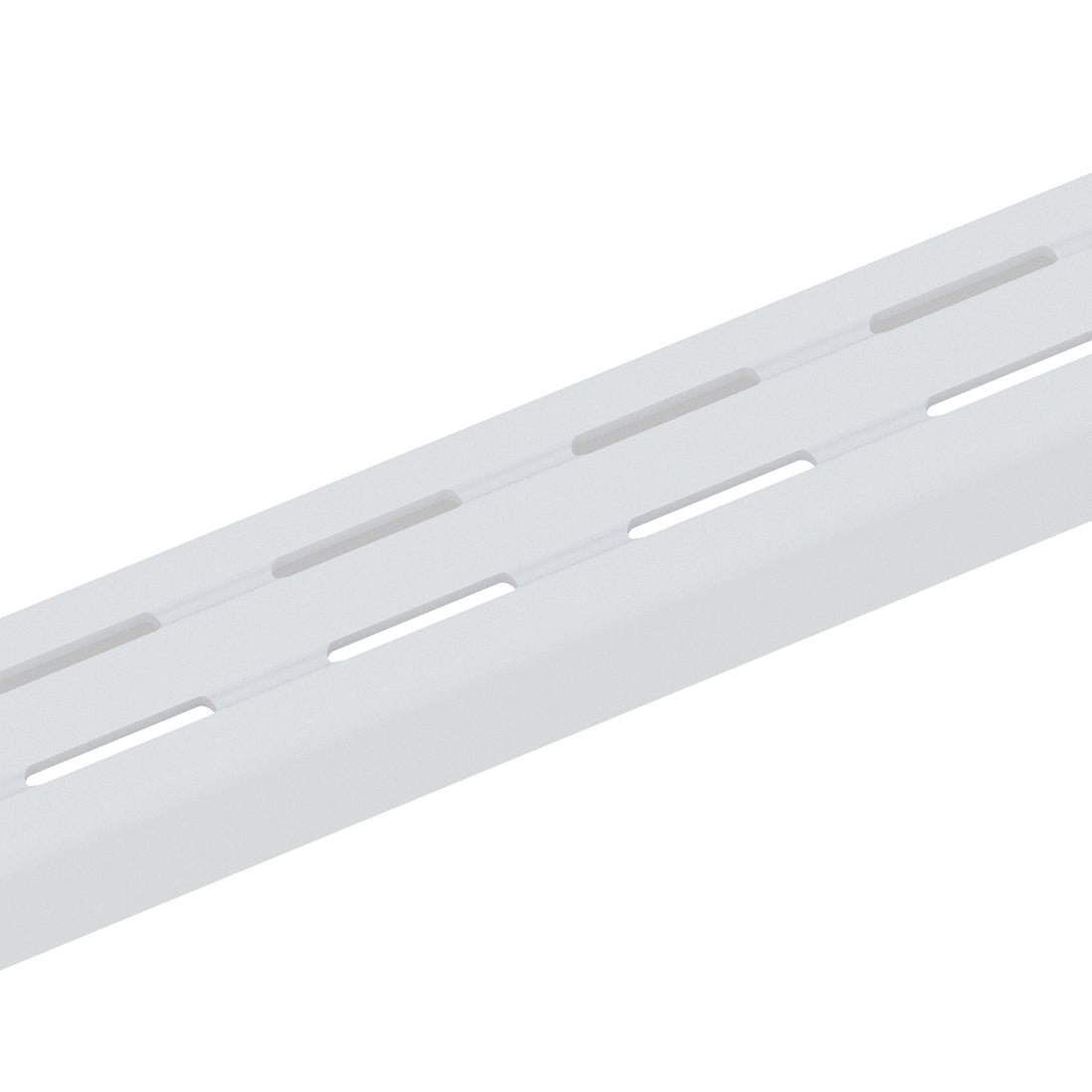 Set 2 Pilar Ranurado Doble Blanco 192CM