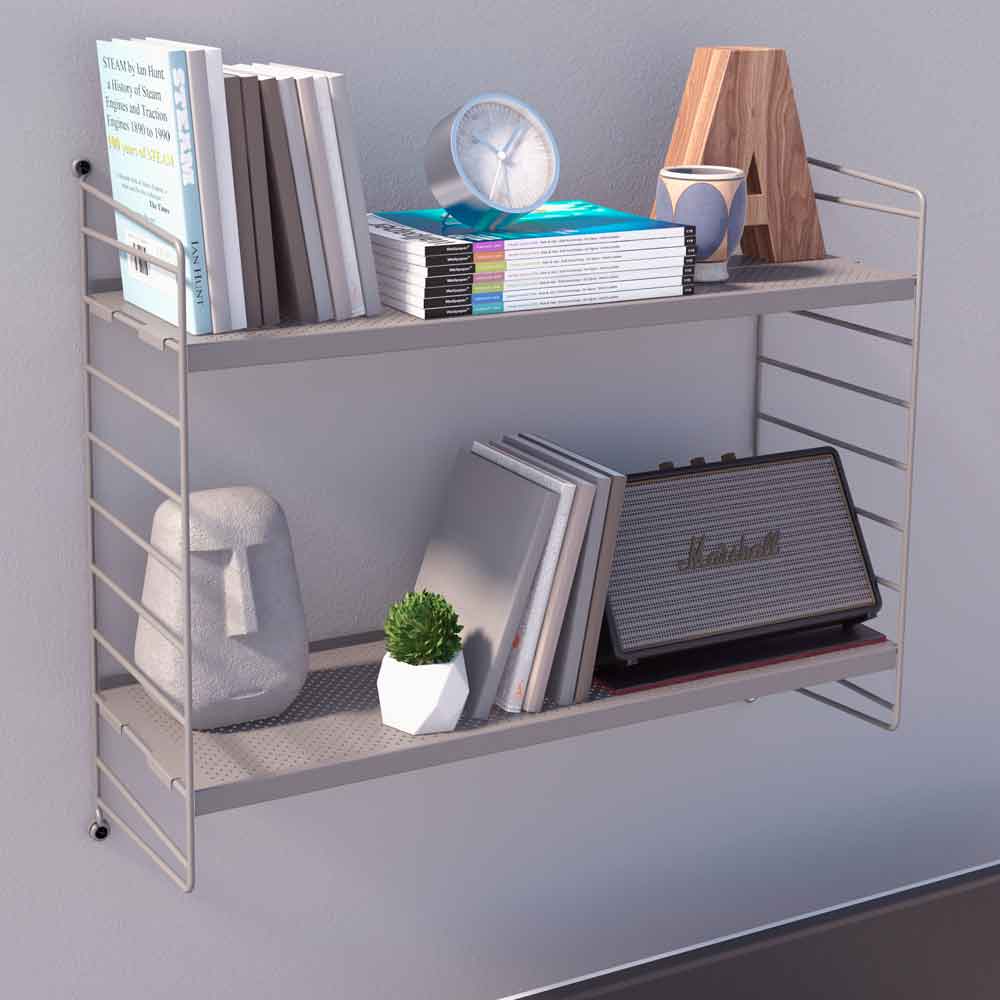 REPISA VINTAGE GRIS PERFORADO