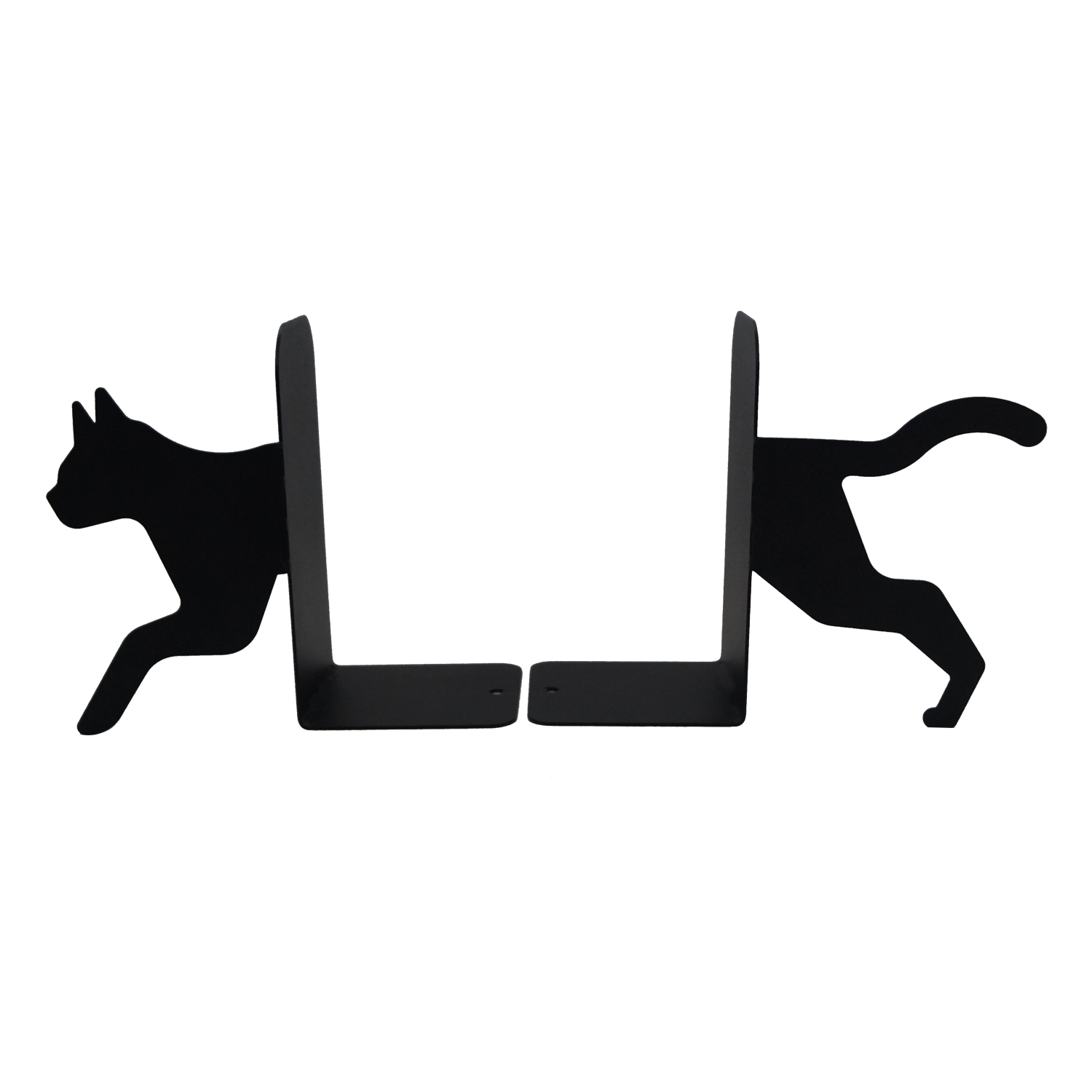 Sujetalibros - gato, color negro - Decora con metal